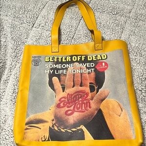 Gucci Elton John Leather Tote Bag.